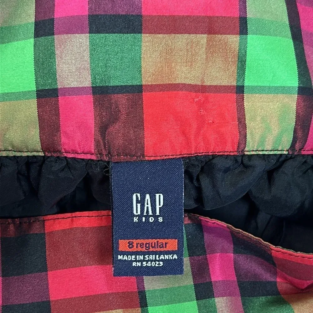 Goes size 8 GAP kids holiday plaid skirt